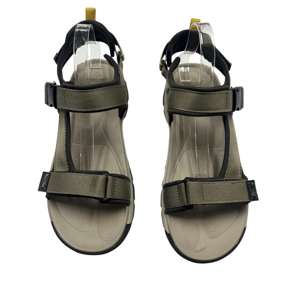 Ozark‎ Trail Sport Sandals Men's 11 Green Adjustable Outdoor Core Hiking Beach - Picture 2 of 8